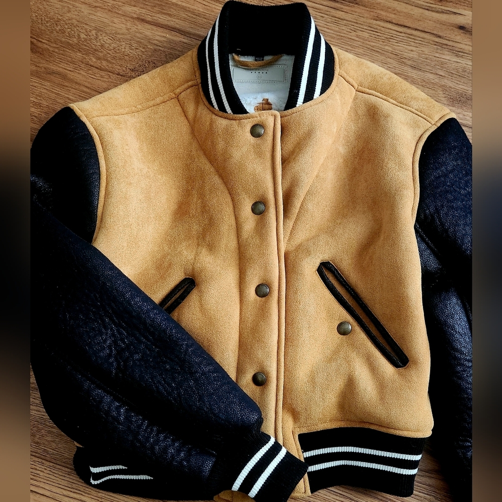 Blank NYC Sherpa-lined Bomber Jacket